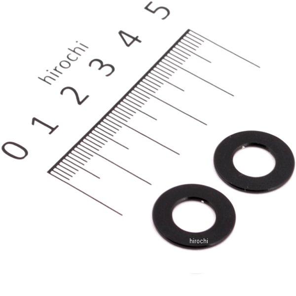 カラーセット 厚さ1 内径8mm 外径16.5mm 2個入り 黒