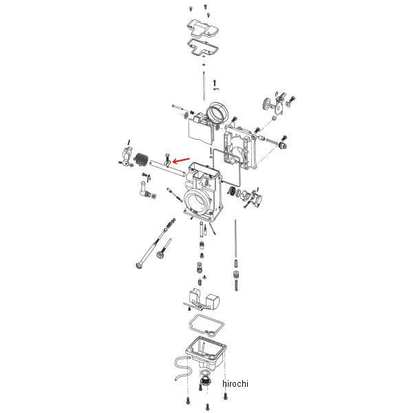 補修 ミクニHSR用 シャフトロックタブプレート