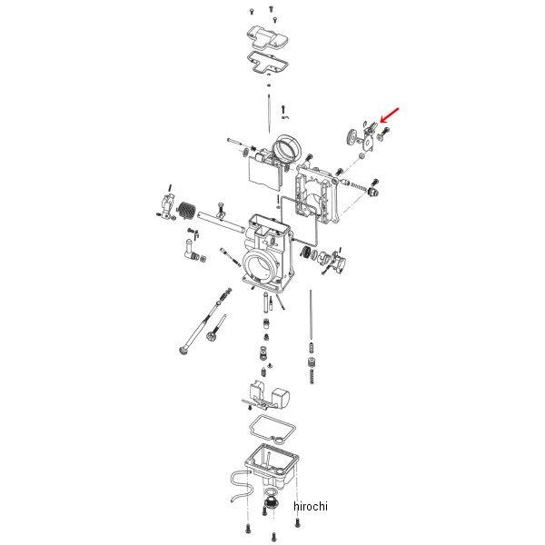 補修 ミクニHSR用 ケーブルブラケット アッシー