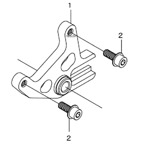 キャリパーブラケットブレンボモンキー