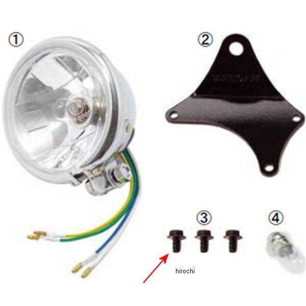 フランジボルト6X10 (4個入り)