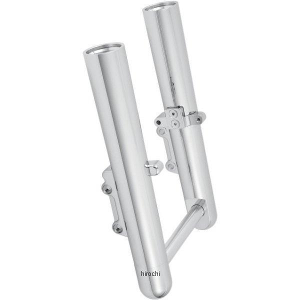 フロントフォーク 08年-13年 FLH/FLT ダブルディスク スムース クローム