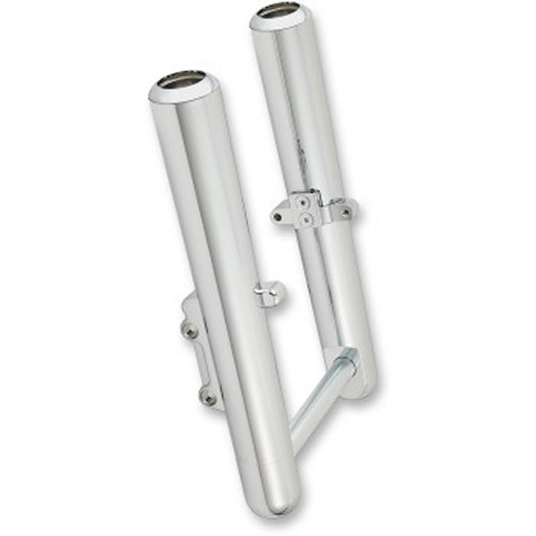 フロントフォーク 08年-13年 FLH/FLT シングルディスク スムース クローム