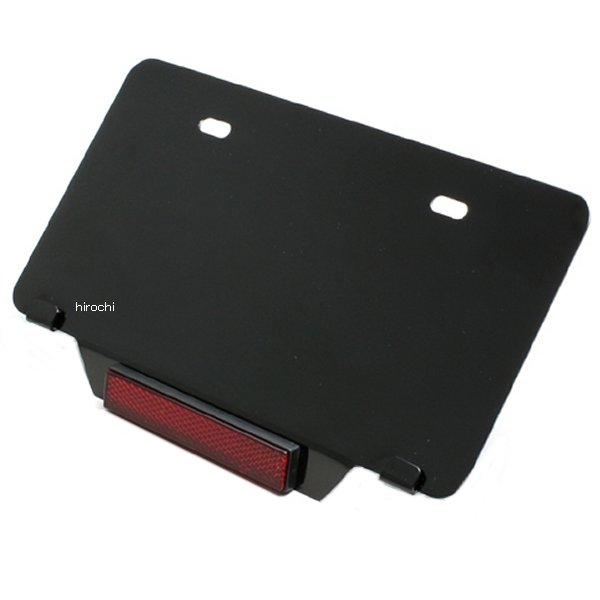 ナンバーベース＆リフレクターW97 中型車以上（126cc-) ブラック