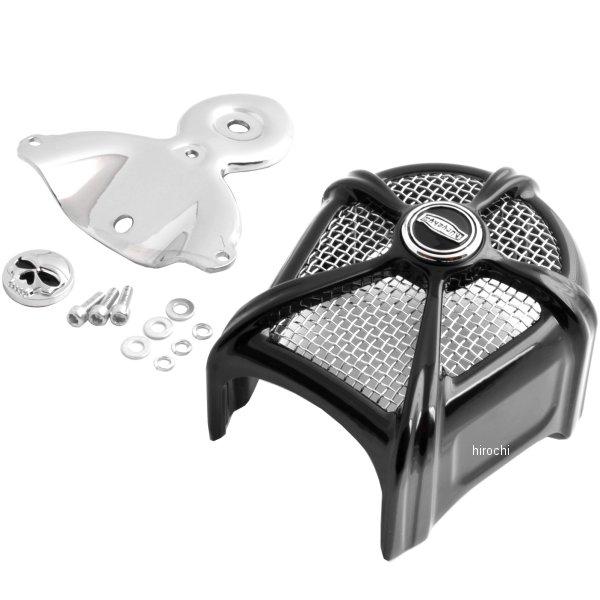 ホーンカバー マッハ2 クロームメッシュ/黒