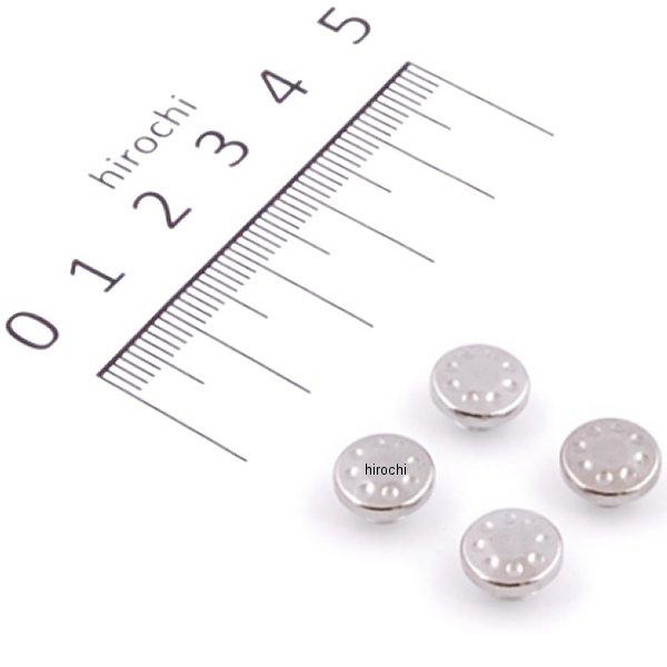 キャップボルトカバー M6用 4個入り クローム