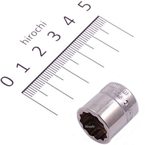 3/8インチ ロー プロファイル ソケット 12角 12mm