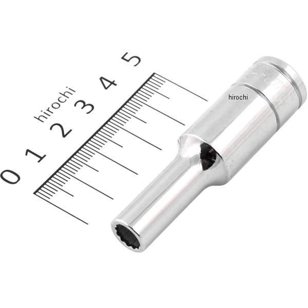ブルーポイント 3/8インチ ディープ ソケット 12角 7mm 長さ64mm