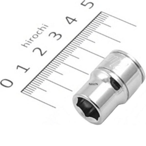ブルーポイント 3/8インチ シャロー ソケット 6角 10mm 長さ25.5mm