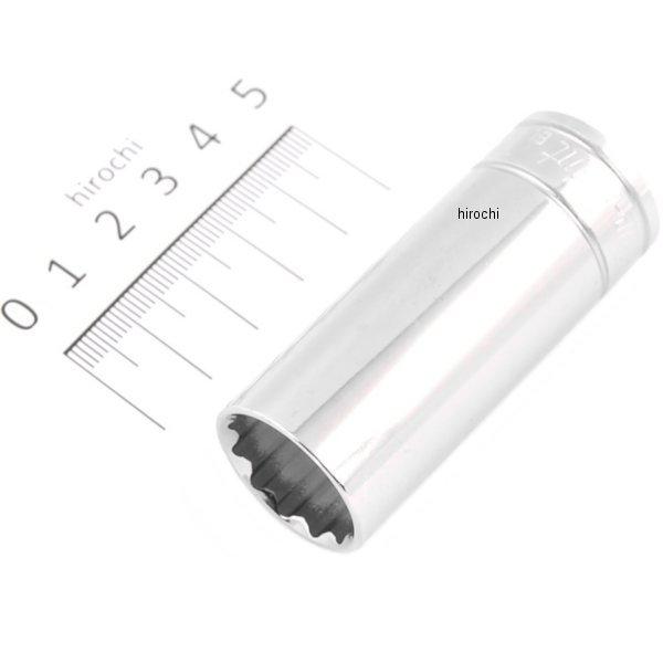 ブルーポイント 3/8インチ ディープ ソケット 12角 19mm 長さ64mm