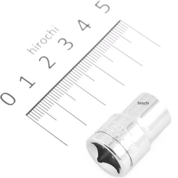 ブルーポイント 3/8インチ シャロー ソケット 6角 3/8インチ 長さ1インチ