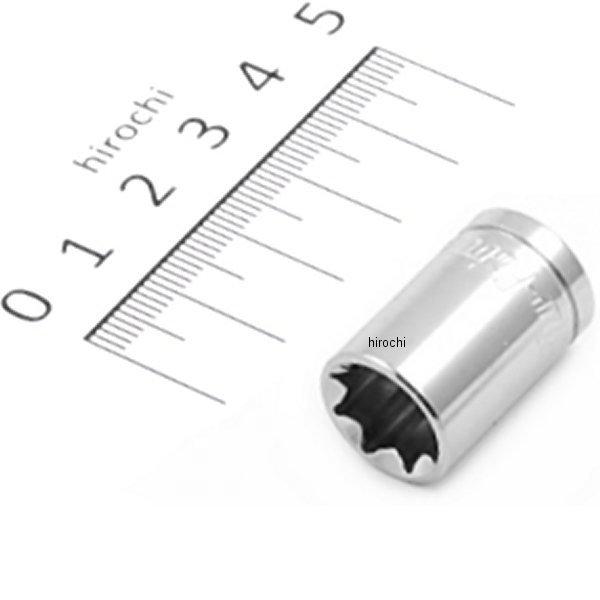 ブルーポイント 1/4インチ ソケット 8角 3/8インチ 長さ1インチ