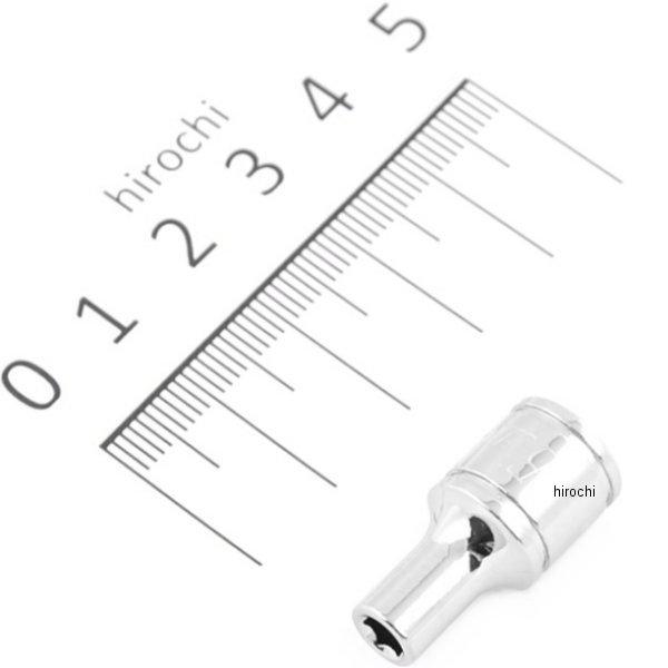 ブルーポイント 1/4インチ シャロー ソケット 6角 4mm 長さ24.8mm