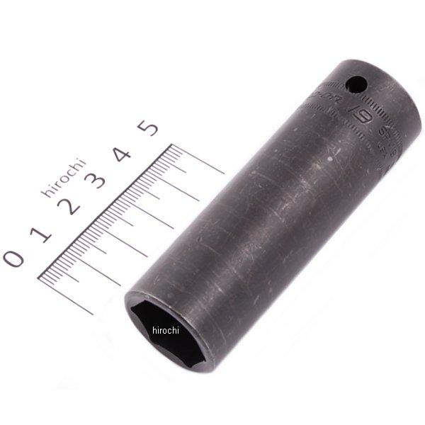 フランクドライブ 1/2インチ ディープ インパクト ソケット 6角 19mm