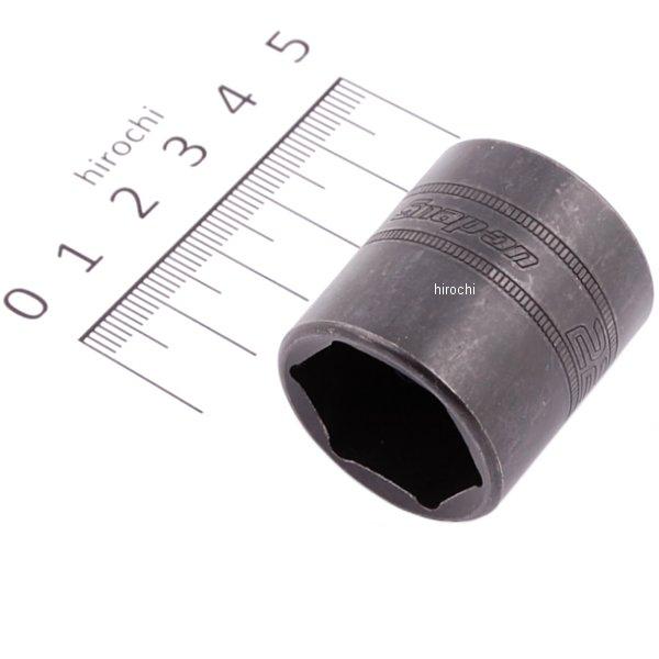 フランクドライブ 3/8インチ インパクト シャロー ソケット 6角 22mm