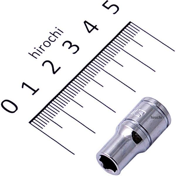 1/4DR 6mm ソケット (6角)