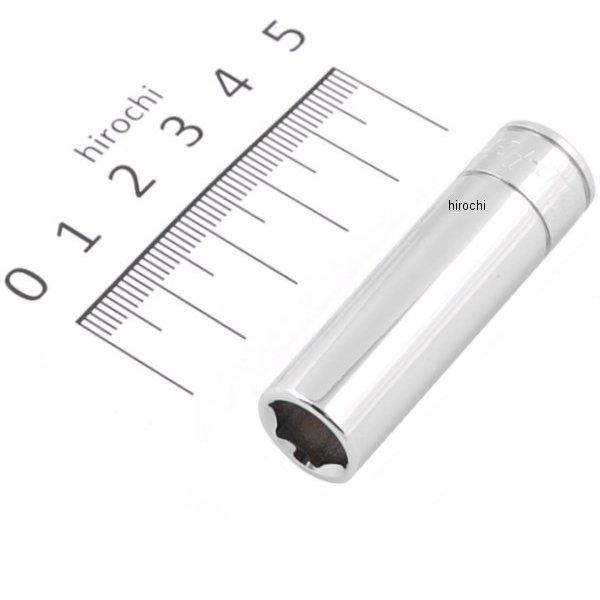 ブルーポイント 1/4インチ ディープ ソケット 6角 10mm 長さ50mm