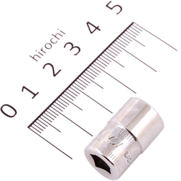 フランクドライブ 1/4インチ シャロー ソケット 6角 10mm