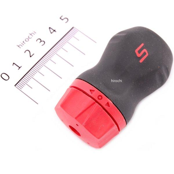 ソフト グリップ スタビ ラチェット 全長 2-5/8インチ 赤