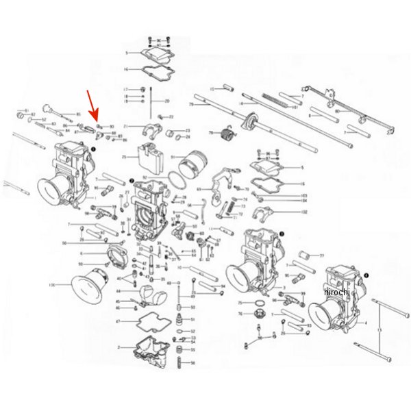 ミクニ スクリュフロートチャンバー ファンネルアダプタ