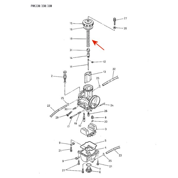ケーヒン KEIHIN コイルスプリング TH-R