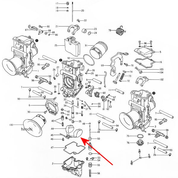 ミクニ フロートアッシー TMR
