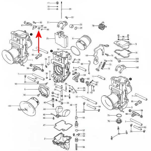 ミクニ リングスターターノブ