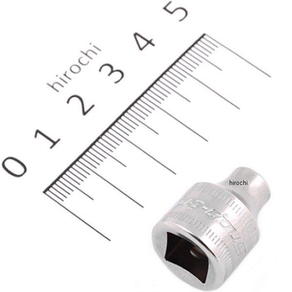 3/8インチ ソケット シャロー 6角 ミリサイズ 6mm