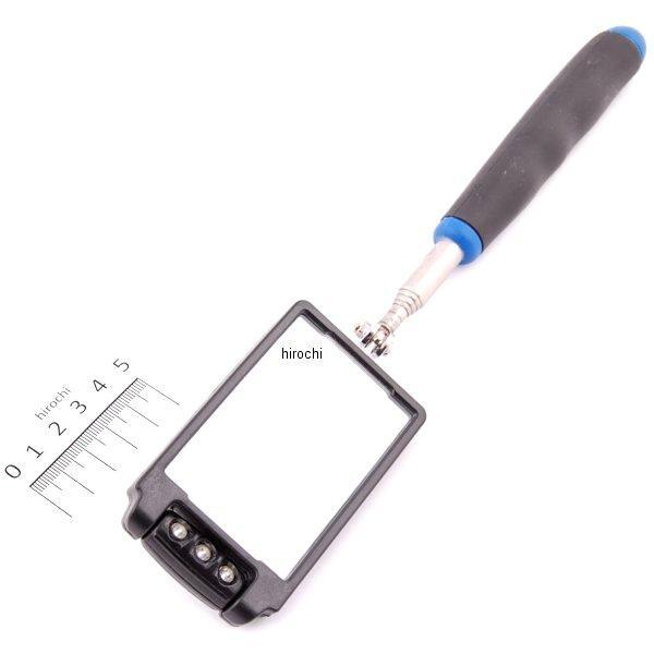ブルーポイント LEDライト付き検査用ミラー 3-1/4インチ x 1-1/8インチ