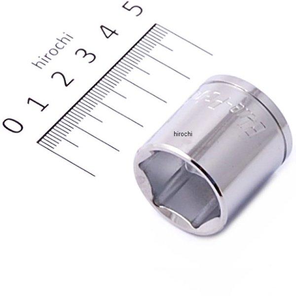 ブルーポイント 3/8インチ シャロー ソケット 6角 13/16インチ 長さ 1-5/32インチ