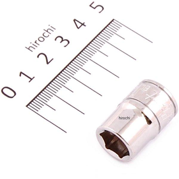 ブルーポイント 3/8インチ シャロー ソケット 6角 11mm 長さ25.5mm