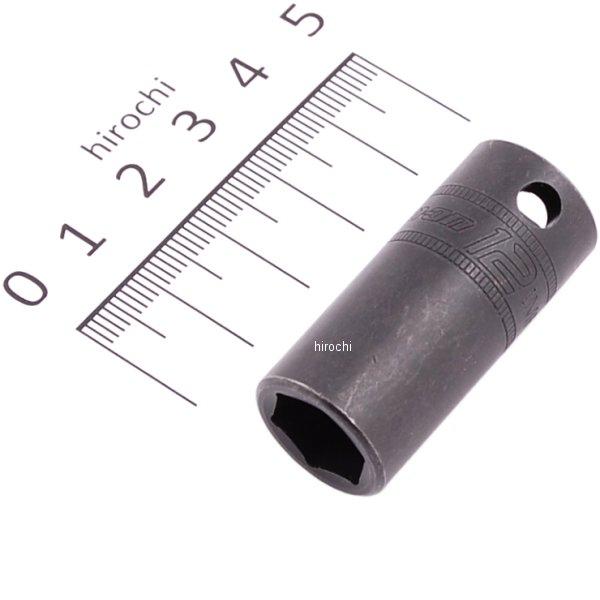 フランクドライブ 3/8インチ インパクト セミディープ ソケット 6角 12mm