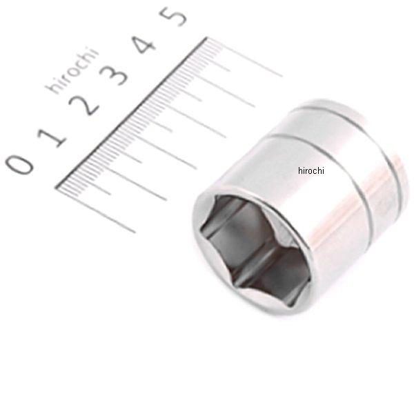 ブルーポイント 3/8インチ シャロー ソケット 6角 21mm 長さ29mm