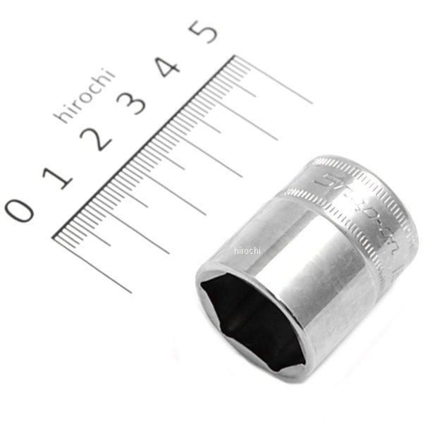 3/8インチ ソケット シャロー 6角 ミリサイズ 19mm