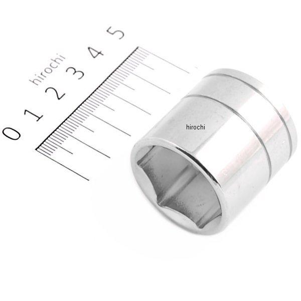 ブルーポイント 3/8インチ シャロー ソケット 6角 23mm 長さ31mm