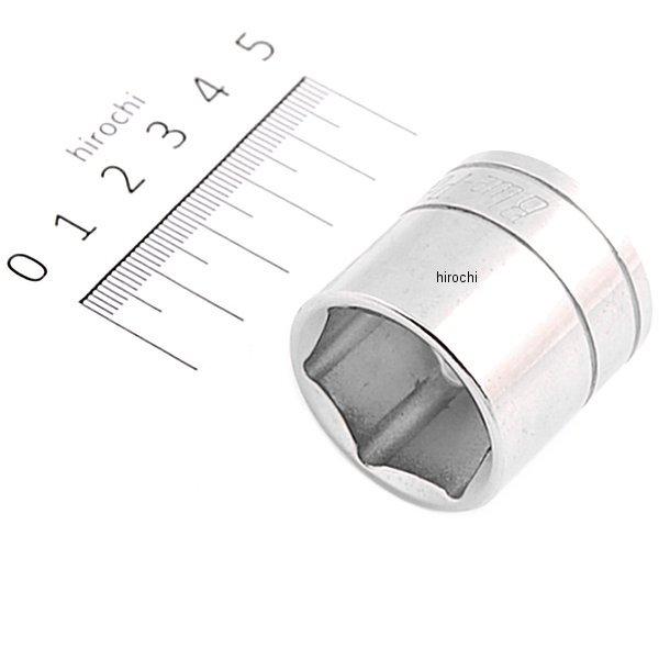ブルーポイント 3/8インチ シャロー ソケット 6角 24mm 長さ31mm
