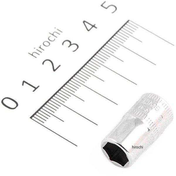 フランクドライブ 1/4インチ シャロー ソケット 6角 8mm