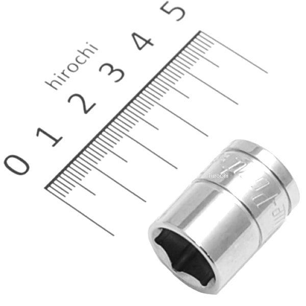 ブルーポイント 3/8インチ シャロー ソケット 6角 13mm 長さ25.5mm