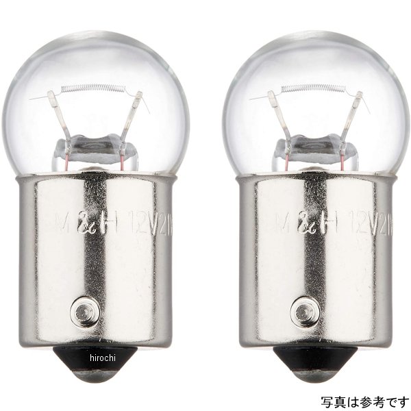 口金シングル球 12V21W ウインカー/ストップ球 (クリアー) (2個入り)