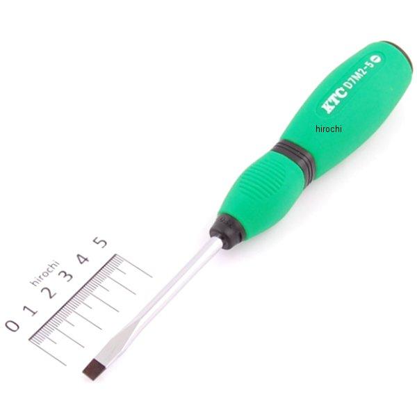 ソフトドライバ マイナス貫通タイプ 5mm幅 軸長75mm