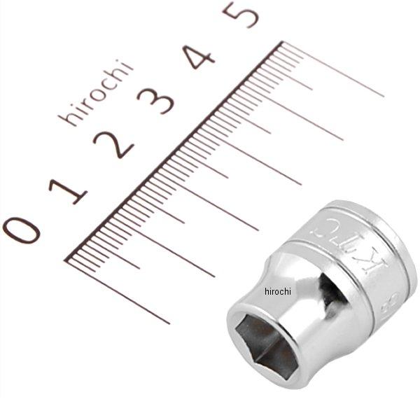 B3-3/8  京都機械工具 9.5sq ソケット(6角) 3/8インチ