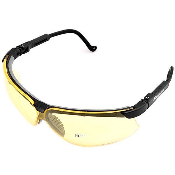 セーフティ ガラス ブラックフレーム/アンバーレンズ