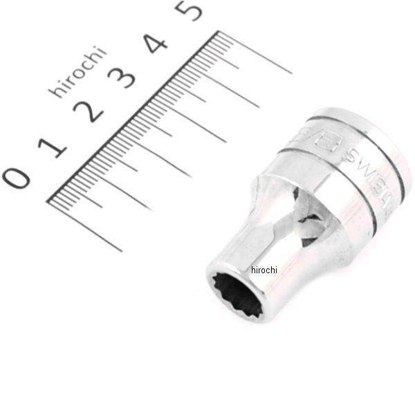 フランクドライブ 1/2インチ シャロー ソケット 12角 3/8インチ