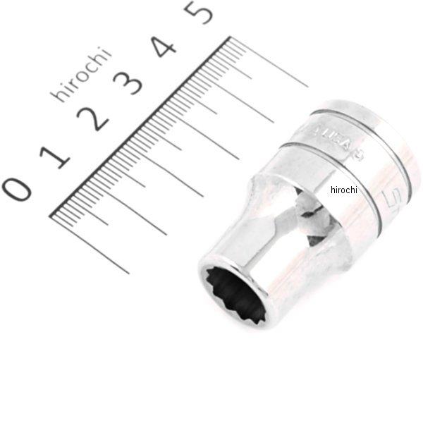 フランクドライブ 1/2インチ シャロー ソケット 12角 7/16インチ