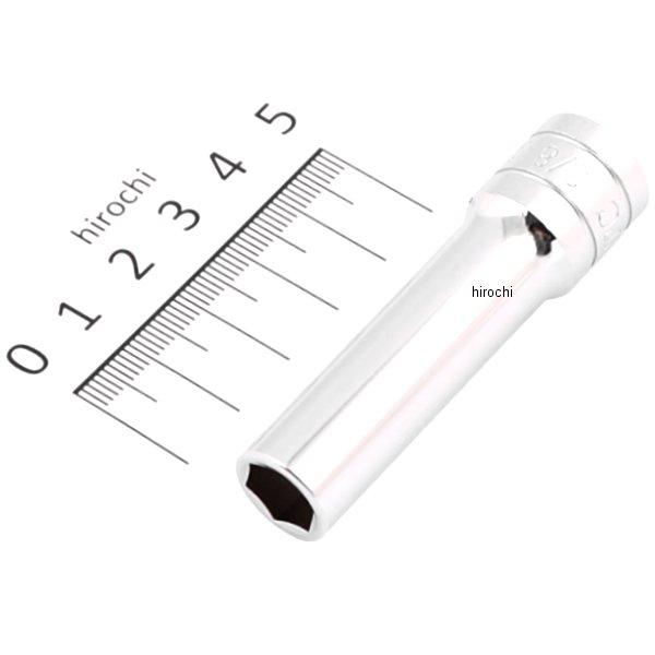 9.5sq ディープソケット(6角) 3/8インチ