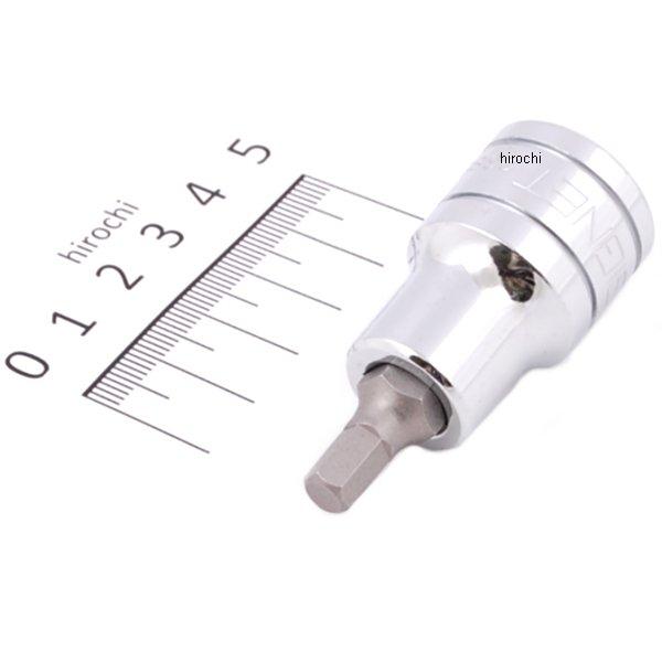 1/2DR 6mm ヘックスビットソケット