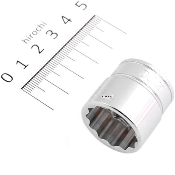 9.5sq ソケット (12角) 21mm