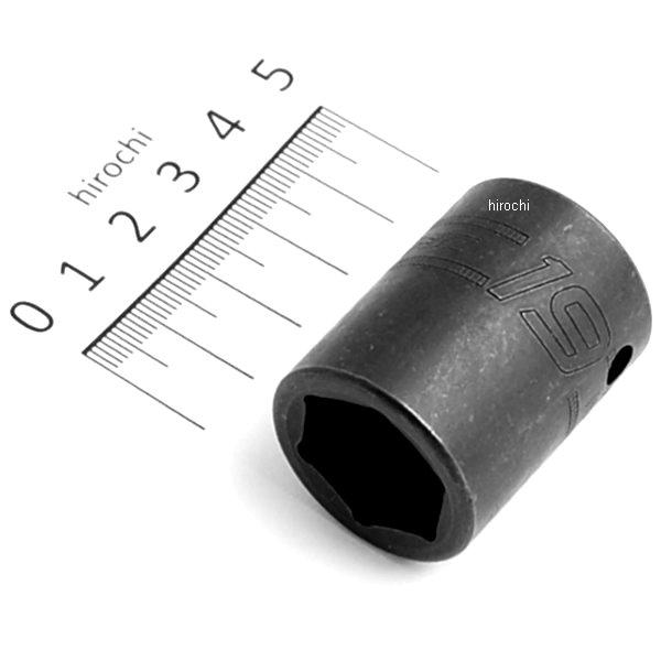 フランクドライブ 1/2インチ インパクト シャロー ソケット 6角 19mm
