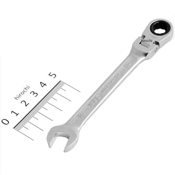 セミショートラチェットコンビネーションレンチ 10mm(首振りタイプ)