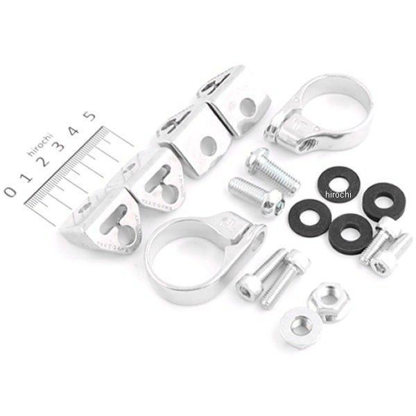 ダイカストアルミ製ウインカーブラケット (φ30正立フロントフォーク装着車用) モンキー/ゴリラ